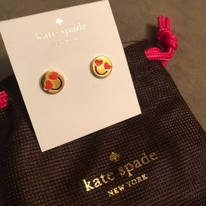 SOLD ♠️ Kate Spade NY Smitten Emoji Stud Earrings